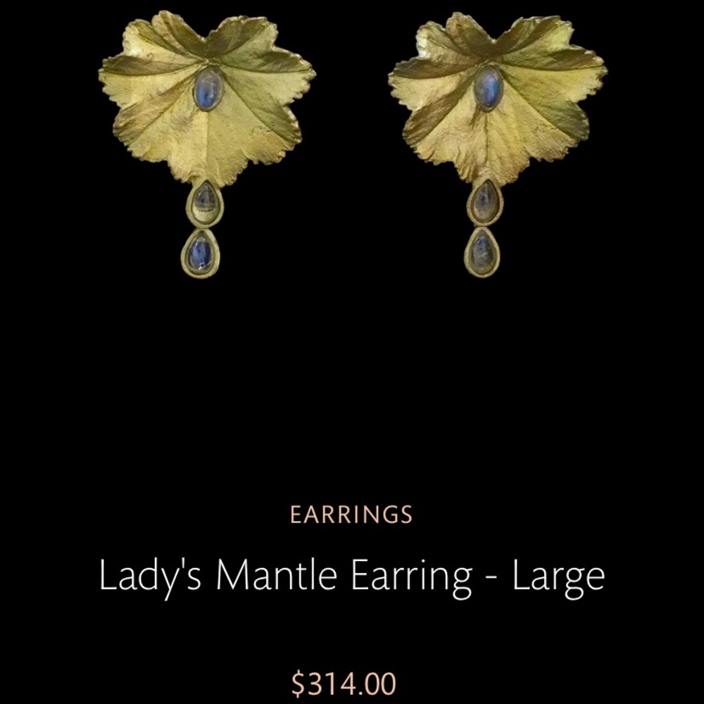 Michael Michaud Lady’s Mantle Earrings
